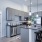 spacious kitchen with island