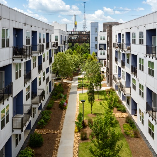 Courtyard at Marchon apartments in Atlanta, GA