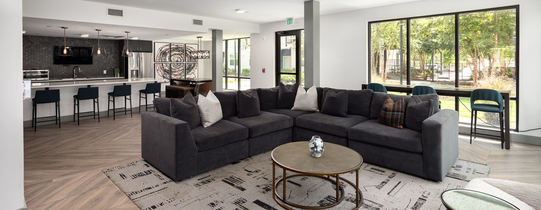 Clubroom at Marchon apartments in Atlanta, GA