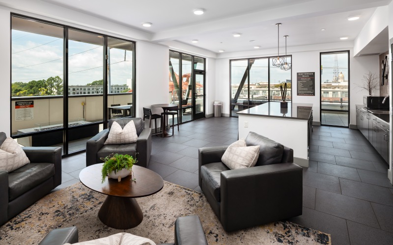 Sky lounge at Marchon apartments in Atlanta, GA