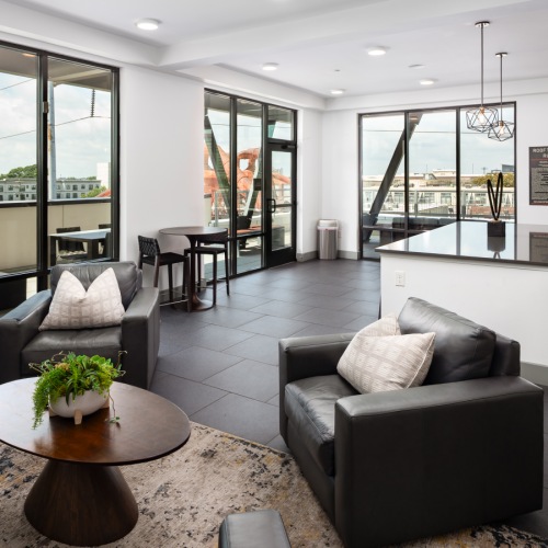 Sky lounge at Marchon apartments in Atlanta, GA