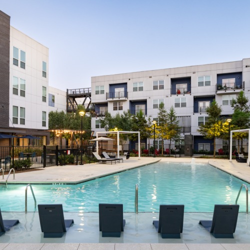 Swimming pool at Marchon apartments in Atlanta, GA