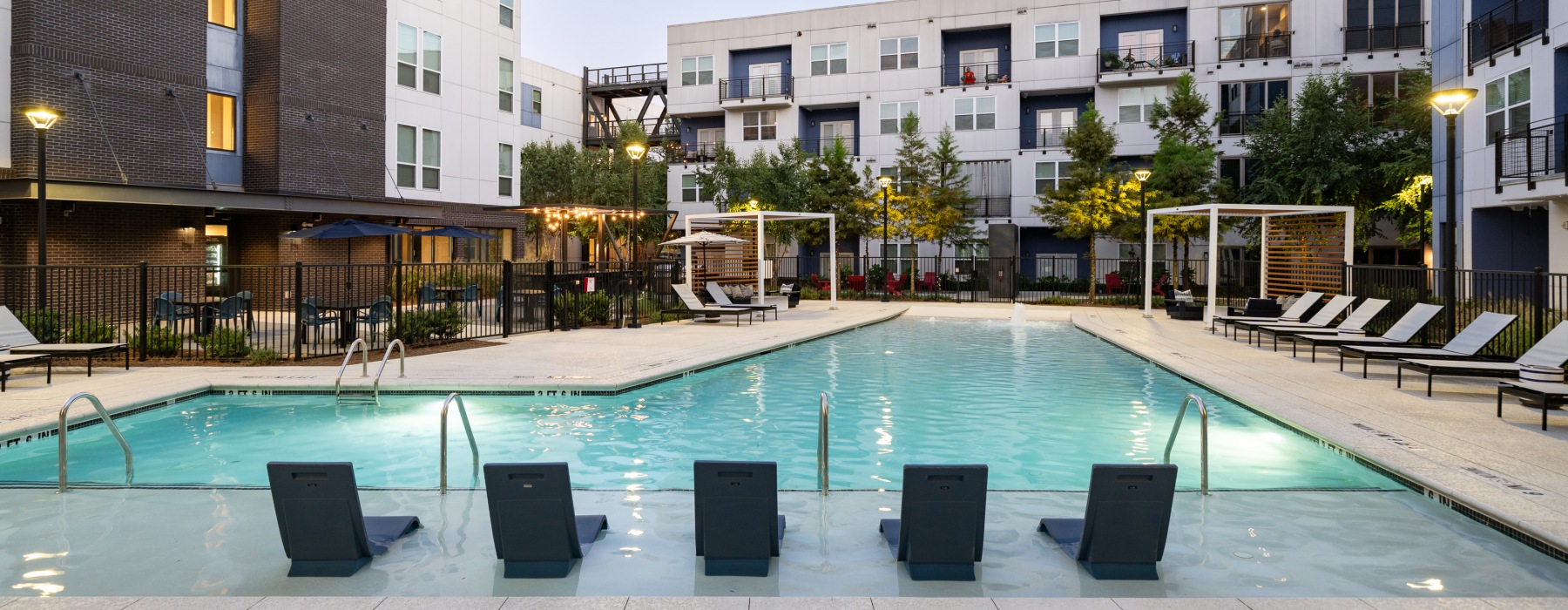 Swimming pool at Marchon apartments in Atlanta, GA