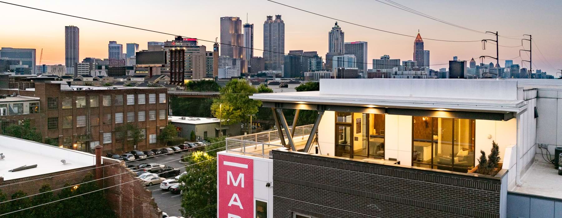 Sky lounge at Marchon apartments in Atlanta, GA